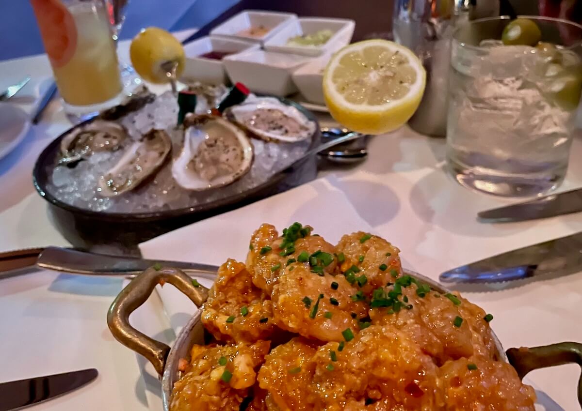 crispy shrimp and oysters steak 48