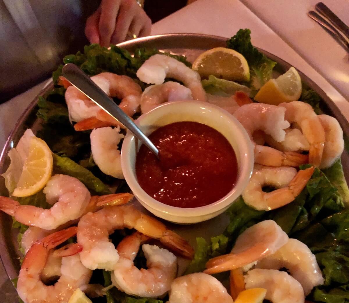 shrimp at beef n bottle