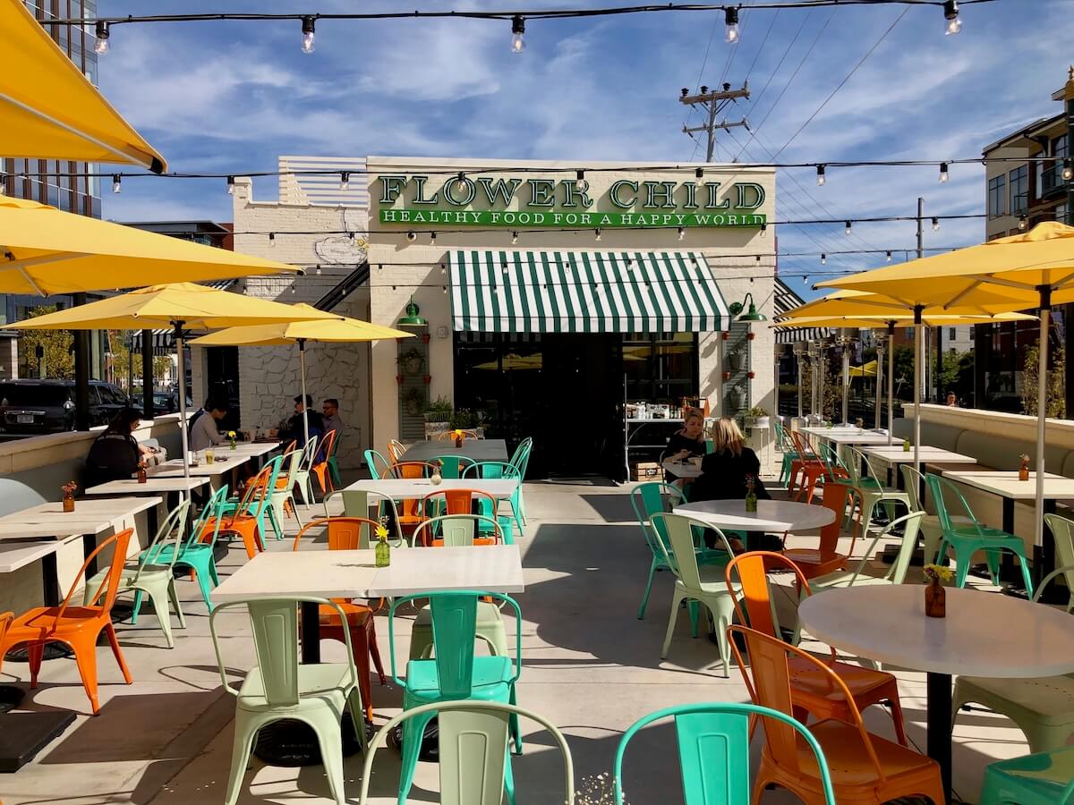 flower child patio in charlotte